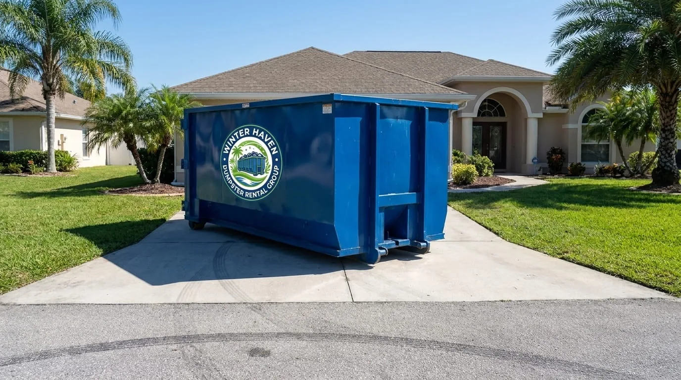 Dumpster rental in Davenport FL Roll-off dumpster rental serving Davenport, FL